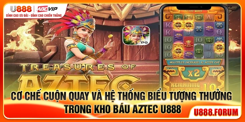Cơ chế cuộn quay và hệ thống biểu tượng thưởng trong Kho Báu Aztec U888