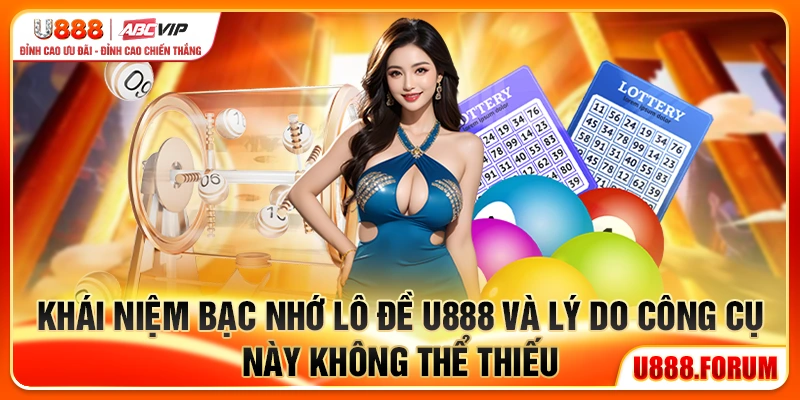 Khái niệm bạc nhớ lô đề U888 và lý do công cụ này không thể thiếu
